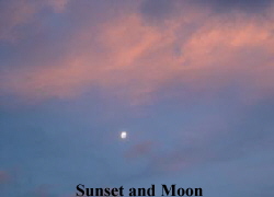 Sunset and Moon